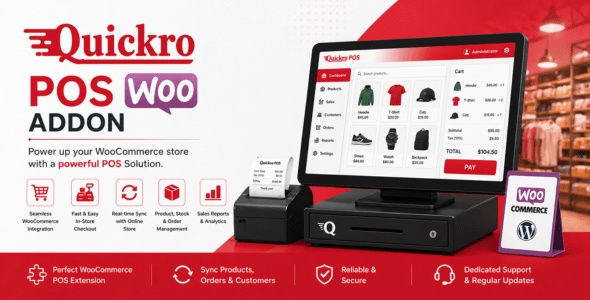 Quickro POS WooCommerce Connector (Add-on)
