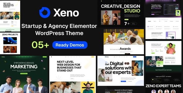 Xeno – Startup & Agency Elementor WordPress Theme 1.0.2