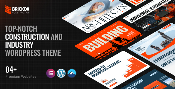 Brickox – Construction and Industry WordPress Theme