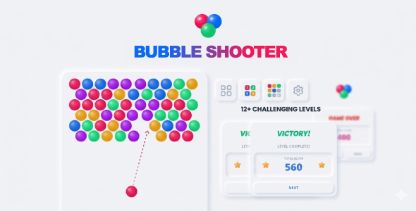 Colorful Bubble Shooter | HTML5 Game