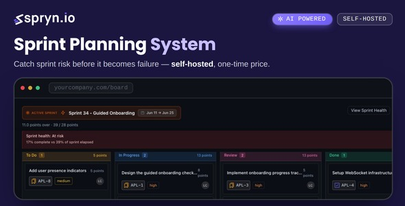 Spryn – Self-Hosted Sprint Planning Software