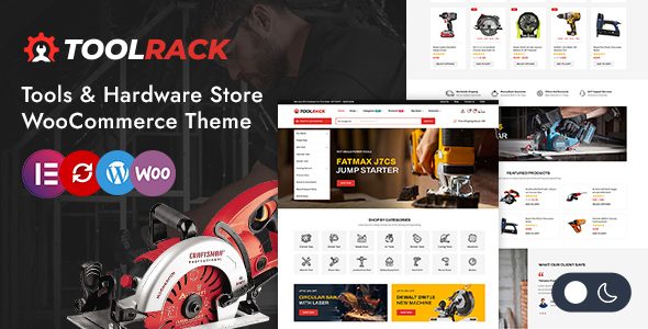 Toolrack – Machine Tools and Hardware Store WordPress WooCommerce Theme