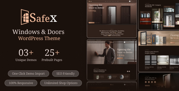 Safex - Windows & Doors WordPress Theme