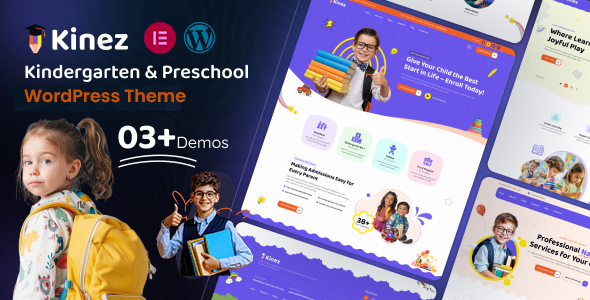Kinez – Kindergarten & School WordPress Theme