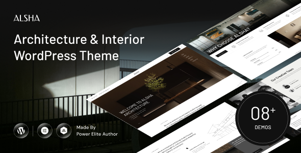 Alsha – Architecture, Interior Design & Construction WordPress Theme