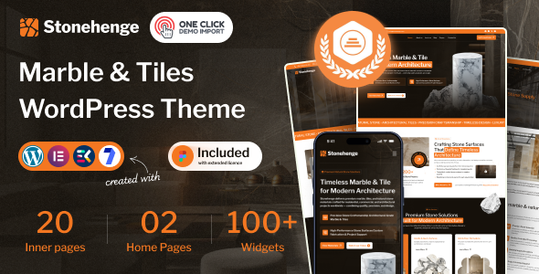 StoneHenge - Marble & Tiles WordPress Theme